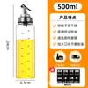 Botella de Aceite de Vidrio Personalizada, Olla de Aceite Resistente a Altas Temperaturas, Botella de Condimentos para Cocina, Borosilicato Alto con Escala, Apertura y Cierre Automáticos, Botella de Aceite sin Goteo