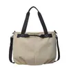 Bolsa Tote Grande de Gran Capacidad Casual Simple Portátil Bolso de Hombro Plegable de Moda Versátil Bolso Cruzado Ligero para Estudiantes Mujeres
