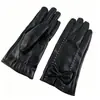 Guantes de Cuero para Mujer para Otoño e Invierno, Cálidos, Compatibles con Pantalla Táctil, Algodón, Estilo Coreano, a Prueba de Frío, Impermeables, para Conducir, Ciclismo, Estudiantes, Forrados de Felpa, Engrosados, Resistentes al Frío
