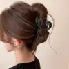 Pinza de Garra Acrílica de Corea del Sur para Mujer Pinza de Tiburón de Alta Gama para Cabello Grande Tamaño Múltiple Pinza para el Cabello Simple Versátil Pinza para el Cabello de la Parte Posterior de la Cabeza