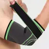 Coderas deportivas moda exterior protector de mano a presión transpirable absorbente equipo de protección para baloncesto correa manga de codera tejida venta al por mayor