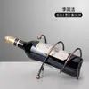 Estante de vino para el hogar, estante de vino decorativo, soporte para botellas de vino, estante de vino de estilo europeo, estante de vino para el hogar, pieza decorativa