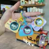 Nuevo llavero de bolso de gato con luz nocturna, colgante de luz ambiental de gato lindo, decoración de bolso, venta al por mayor de regalos