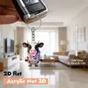 Colgante Regalo Personalizado Animal Acrílico Transfronterizo Accesorios 2D Decoración Plana Creativa Llavero Lindo Otro