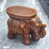 Taburete de Elefante para Sala de Estar en Casa, Taburete Adorno de Elefante Atractor de Fortuna, Taburete para Cambiar Zapatos, Se Puede Usar como Artículo de la Suerte en la Entrada