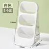 Porta-Canetas Transparente Inclinado, Multifuncional, Aparência Sofisticada, Caixa de Armazenamento de Grande Capacidade, Porta-Canetas, Tubo de Caneta Espessado Estilo Ins para Mesa