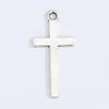 15 PCs diy liga jóias acessórios retro Prata personalidade cruz pingente pulseira colar brinco pingente