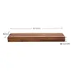 Reposapiés de Madera Maciza Anticorrosión Taburete Escalón para Balcón Exterior Reposapiés Elevador de Altura para Cocina Interior Reposapiés para Oficina