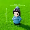 Figuras de Personajes No Jugadores (PNJs) para Paisajes en Miniatura Estilo Antiguo, Adornos de Nicho Lindos y de Alta Gama, Decoraciones para el Hogar, Pequeños Adornos de Escritorio