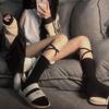Calcetines con cordones calcetines de media pantorrilla para mujer calcetines cruzados negros para pantorrilla calcetines largos JK con cordones mismos que los del Little Red Book calcetines Loli hasta la rodilla