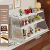 Prateleira Multicamadas de Acrílico Mesa de Jantar Bancada Armazenamento de Temperos Utensílios de Cozinha Estilo de Luxo Leve Organização de Itens Itens Pequenos de Cozinha Coisas Boas