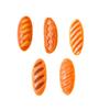 Pan Baguette Resina Mixta Accesorios Pequeños DIY Funda para Teléfono Móvil Material para Diadema Pasador Comida Artificial Miniatura Juguete