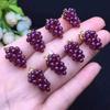 Garneta Diente de Dragón Morada Tejida Colgante Pequeño de Uva Accesorio para Joyería DIY Colgante