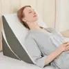 Almohada de cuña anti-reflujo para colchón para ERGE, Almohada para pies para venas varicosas, Cuidado de cama para ancianos, Soporte de cama semi-reclinable