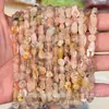 6x9mm Piedra Natural Cristal Ágata Grava Cuentas Sueltas Pulsera DIY Collar Accesorios de Joyería Cuentas Semiacabadas Venta al por Mayor
