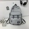 Mochila Funcional Estilo Japonés Tech Oscuro para Hombre, Gran Capacidad, Mochila de Trabajo de Moda, Bolso Escolar para Mujer, Bolsa para Portátil de Estudiante, Moderna