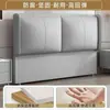 Cabecero tapizado para dormitorio, lujo ligero, simple, moderno, cabecero flotante ultrafino, cojín suave, cabecero grueso, casa de alquiler