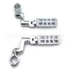 Adequado para Suporte de Pedal de Pé de Motocicleta Harley, Pedal de Pé de Liga de Alumínio, Adequado para Tubo de Diâmetro 1-1/4 polegada