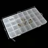 Caja de Almacenamiento de Plástico con 28 Compartimentos y Ganchos para Joyería, Cuentas Pequeñas, Accesorios y Ferretería