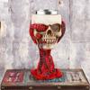 Taza de pie alto de pulpo rojo de Halloween transfronterizo 3D tridimensional de resina de pulpo de calavera acero inoxidable copa de vino