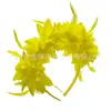 Fábrica de Origen de Nuevos Accesorios Halloween Flor de Plumas Accesorios para el Cabello Flor para la Cabeza Venta al por Mayor Diadema de Halloween Hebilla para la Cabeza de Mujer