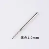 Recambio metálico graso de cabeza plana 1.0mm recambio metálico recambio de repuesto negro azul opcional fabricantes venta al por mayor