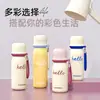Termo de acero inoxidable con popote, vaso de agua, cabeza de bala, alta apariencia, para hombres y mujeres, estudiantes, taza especial para la escuela, portátil, regalo