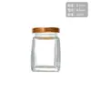 Botellas dispensadoras de miel de grado alimenticio, de forma cuadrada, para uso doméstico, frascos de vidrio herméticos para almacenar salsa de chile picado, mermelada y otros conservantes