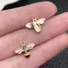 20 Fofo Amarelo Abelha Casa Gota de Óleo Pote de Mel Pingente de Liga Chaveiro DIY Pingente Acessórios de Joia