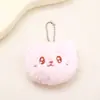 Chaveiro de gato de desenho animado fofo pequeno pingente criativo pingente de bolsa chaveiro pequeno pingente de presente pelúcia atacado