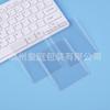 Huangting atacado porta-cartão 35PT cartão pequeno capa de cartão rígido filme de cartão b8 PVC transparente goo card capa de cartão de borda de peça única filme de cartão plástico
