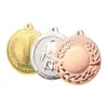 Medalhas de Metal Personalizadas para Competições Esportivas, Placas Douradas, Prateadas e de Bronze, Pequenas Medalhas Comemorativas para Corridas de Maratona Feitas Sob Medida em Estoque