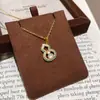 Nuevo Estilo Chino Carcasa Blanca Natural Degradado Calabaza Collar Pendientes Fresco Gama Alta Versátil Cadena para Clavícula de Lujo Ligero Conjunto