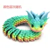 Artesanía de Serpientes Impresas en 3D Transfronteriza Adornos Regalos de Moda Creativos Hechos a Mano Articulaciones de Animales Juguete Móvil Decoración