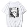 2021 Nuevo Transfronterizo jujutsu kaisen Batalla de Hechizos Ropa Holgada para Hombre y Mujer Jersey Camisetas de Manga Corta para Verano