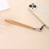 Nuevo Estilo Doble Puntada Piel Sintética Correa para Teléfono Cadena Corta para Teléfono Correa para Funda de Teléfono Anticaída
