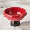 Frutero Drenable de Alta Apariencia con Patas Altas para Sala de Estar, Charola de Frutas para Año Nuevo, Ensaladera, Plato para Dulces y Snacks de Mesa de Café, Plato para Frutas Secas