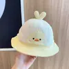 Gorro para Bebé Primavera y Otoño Súper Lindo Dibujos Animados Ala Ancha Protector Solar Sombrero Cubeta Invierno Bebés y Niños Pequeños Hombres y Mujeres Exterior Cortavientos Pescador