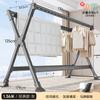 Tendedero plegable, Tendedero de pie, Barra para secar ropa de balcón para el hogar, Tendedero, Artefacto para secar edredones, Estante multifuncional