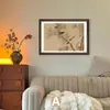 Arte de pared más vendido transfronterizo para pared de fondo de sofá de sala de estar, pintura decorativa de urraca y bambú, marco de fotos para caja de medidor eléctrico, venta al por mayor de fabricante
