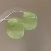 Europa e Estados Unidos brincos de flor geométrica de resina rosa transfronteiriços brincos brincos doces moda brincos leve luxo brincos de alta qualidade mulheres