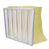 Fabricante de Filtro de Bolsa de Eficiencia Media Personalizado Remoción de Polvo Filtro de Aire Acondicionado Purificador Marco de Aleación de Aluminio Filtro de Aire