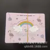 100 piezas un paquete de 8 * 6CM papel para empaque de accesorios para el cabello de estudio en vivo tarjeta de papel corbata de moño tarjeta plegable tarjeta para la cabeza cartulina blanca