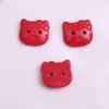 Botões de Gatinho Cartoon Coloridos de Dois Olhos Acessórios de Cabelo DIY Presilhas de Cabelo Grampos de Cabelo Patches Capa de Celular Tamancos Decorações de Sapato Acessórios