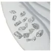 Accesorios para Uñas Diamante Suelto Glaciar Blanco Brillante Base Chapada Color Fuego Caramelo de Roca Corazón Ángulo Recto Cuadrado Gordo Alta Transparencia Fondo Puntiagudo Circonita