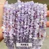 Productos semiacabados de grava de cristal mult material natural, grava irregular con agujero pasante para pulseras, collares, pendientes y accesorios para ensartar cuentas
