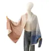 Rebajas Calientes Transfronterizas Chal Paisley Floral Pañuelo para la Cabeza de Mujer Bufanda de Doble Uso Pashmina Chal Grande
