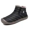 Atacado de fábrica inverno masculino tênis de cano alto de algodão tamanho 48 botas de neve para casal com veludo interno tênis de plataforma para idosos botas de algodão quentes