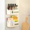 Caja de Almacenamiento Multiusos Transparente Cebolla Jengibre Ajo Estante de Almacenamiento de Cocina Baño Artefacto de Almacenamiento de Pared para Baño Sin Taladrar