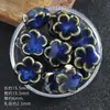 Jingdezhen Cerámica de Alta Temperatura Cuentas de Cerámica Horno Flor Plana Pulsera de Cuentas de Porcelana Accesorios Piezas Pequeñas Cuentas Sueltas Accesorios de Joyería